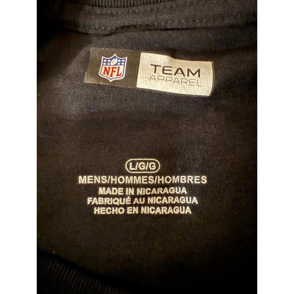 Minnestoa Vikings Men's NFL Team Apparel Split Logo T-Shirt Size Large-NWT